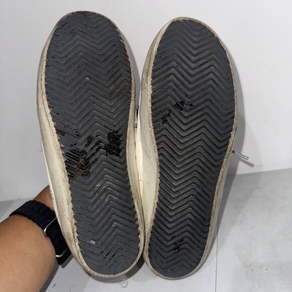 Golden Goose Superstar Shoes Womens Size 9 White Gray Star Gold Heel Sneakers - Picture 7 of 11